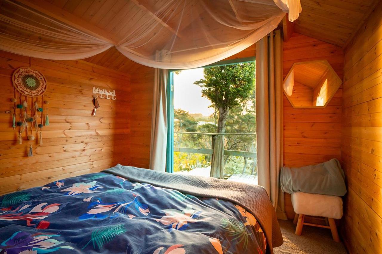 Tui Ridge Eco Cabins Aongatete Exterior foto